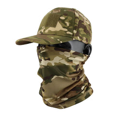 Camo Hats with Cooling Sun UV Neck Gaiter