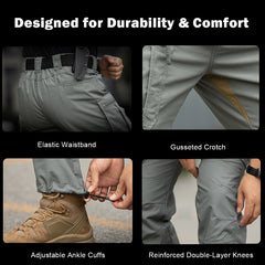 Men’s Tactical Trousers Multi-Pocket Work Outdoor Utility Pants