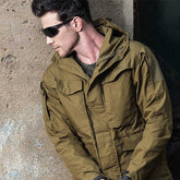 Men's Tactical Jackets, Water Resistant Outdoor Hunting Hiking Coat