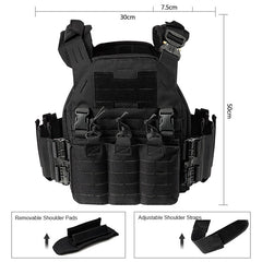 Tontrek Quick Release Tactical Vest for Men