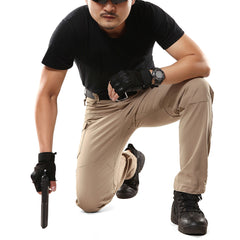 Men's Stretch Tactical Trousers Wear-Resistant Cargo Trousers