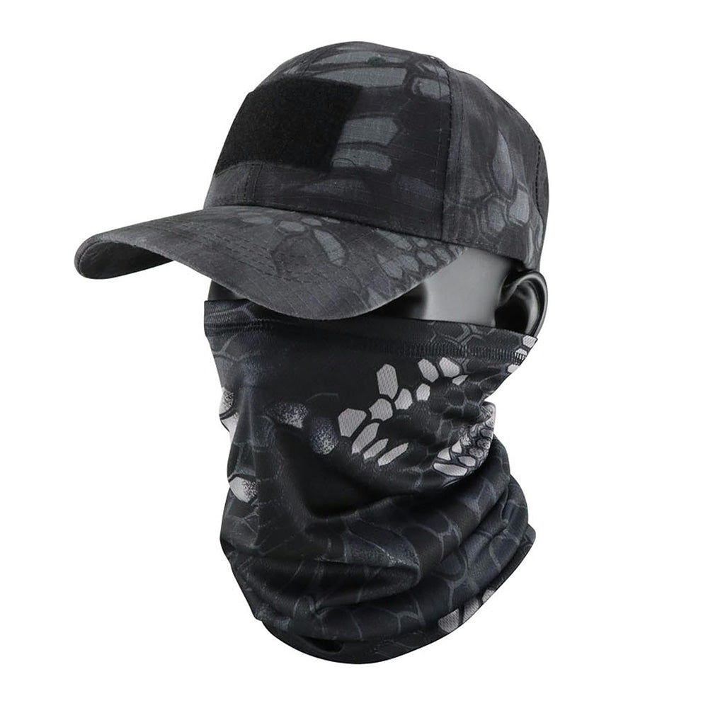 Camo Hats with Cooling Sun UV Neck Gaiter