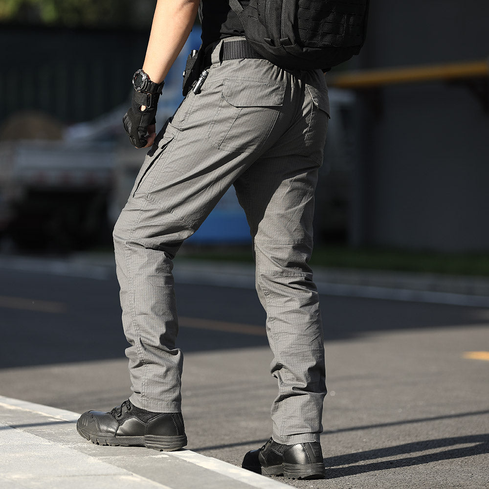 Men's Hiking Tactical Trousers Rip-Stop Combat Cargo Pants