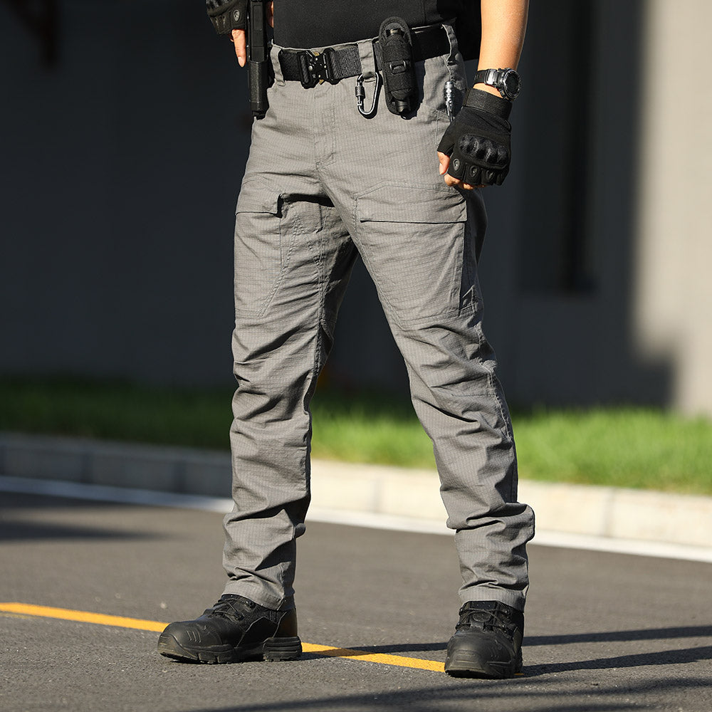 Men's Hiking Tactical Trousers Rip-Stop Combat Cargo Pants