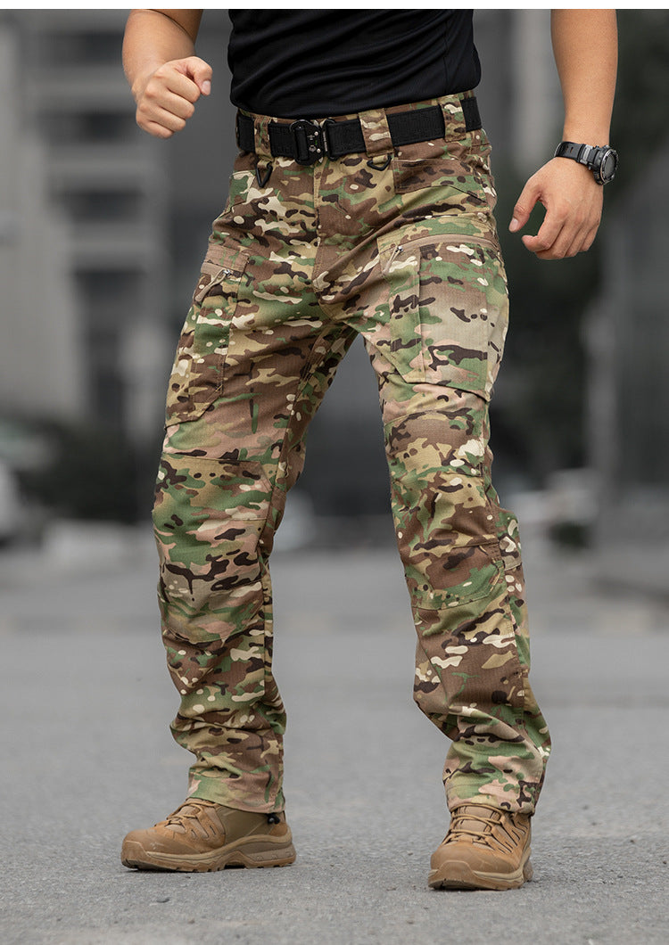 Men’s Tactical Trousers Multi-Pocket Work Outdoor Utility Pants