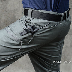 Men's Outdoor Tactical Trousers Rip-Stop Hiking Work Cargo Pants