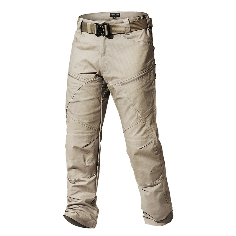 Men's Outdoor Tactical Trousers Rip-Stop Hiking Work Cargo Pants