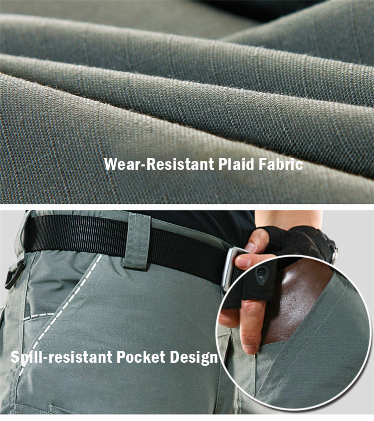 Water-Resistant Tactical Cargo Trousers